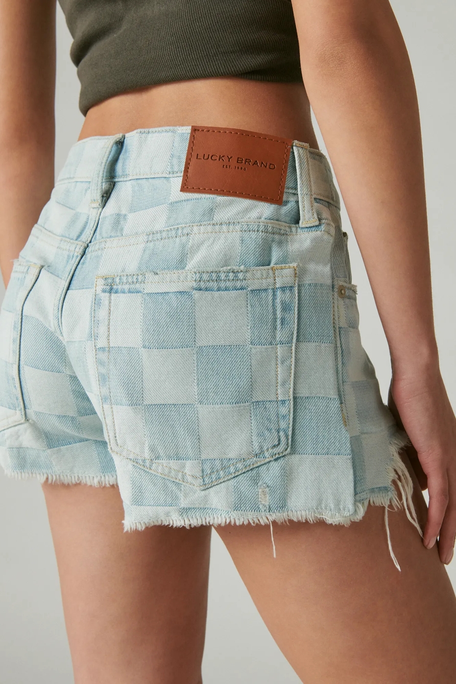 MID RISE BOY CHECKERED SHORT, image 4