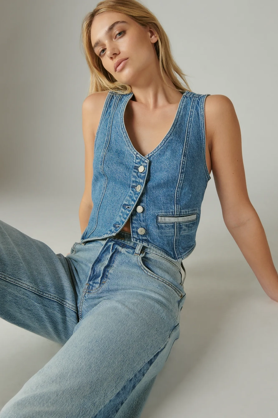 INDIGO DENIM VEST