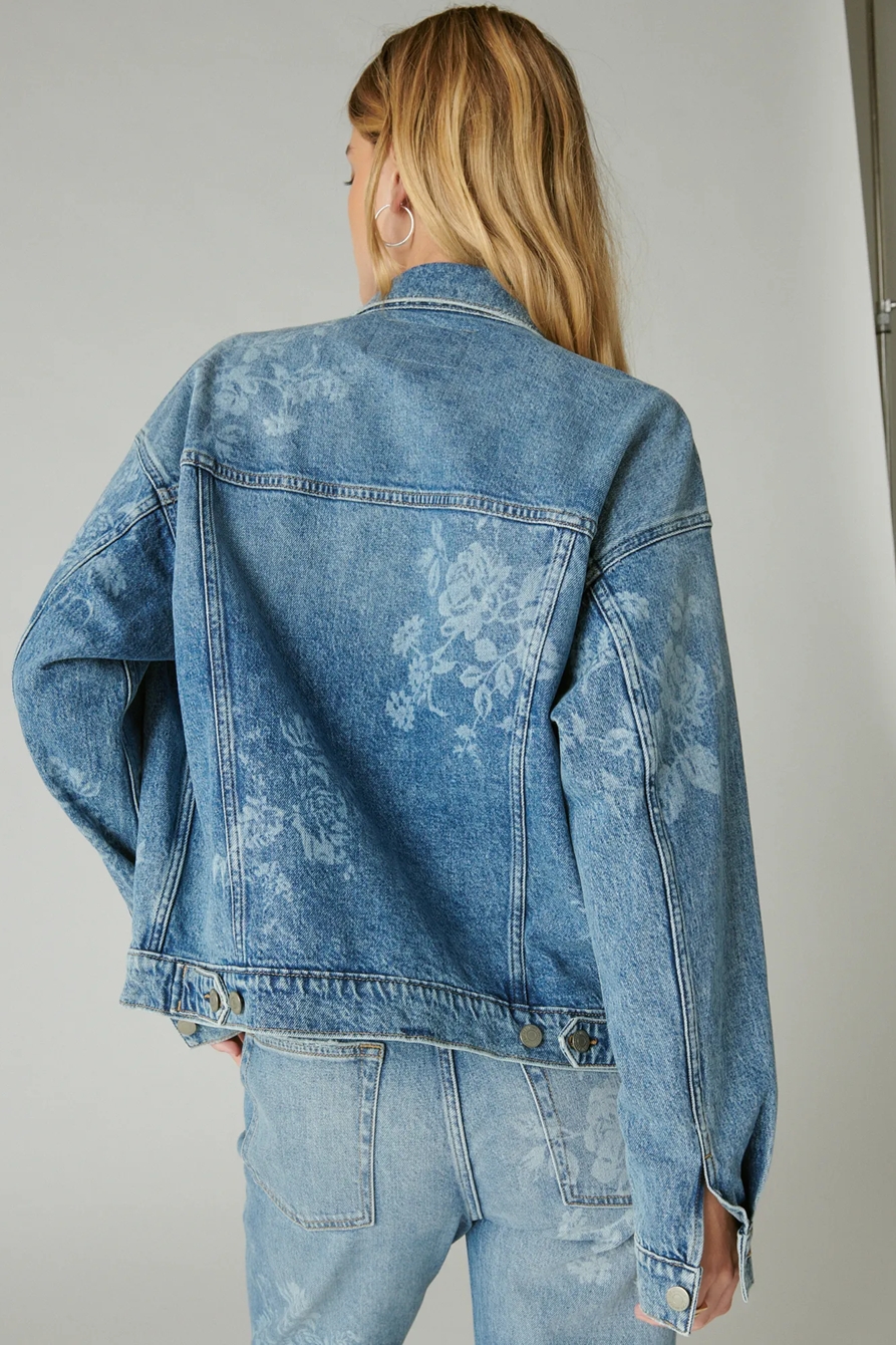 LAURA ASHLEY FLORAL TRUCKER | Lucky Brand LAURA ASHLEY FLORAL TRUCKER | Lucky Brand