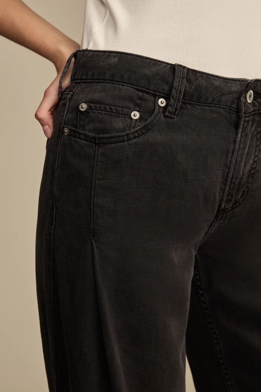 LIQUID DENIM LUXE PALAZZO, image 6