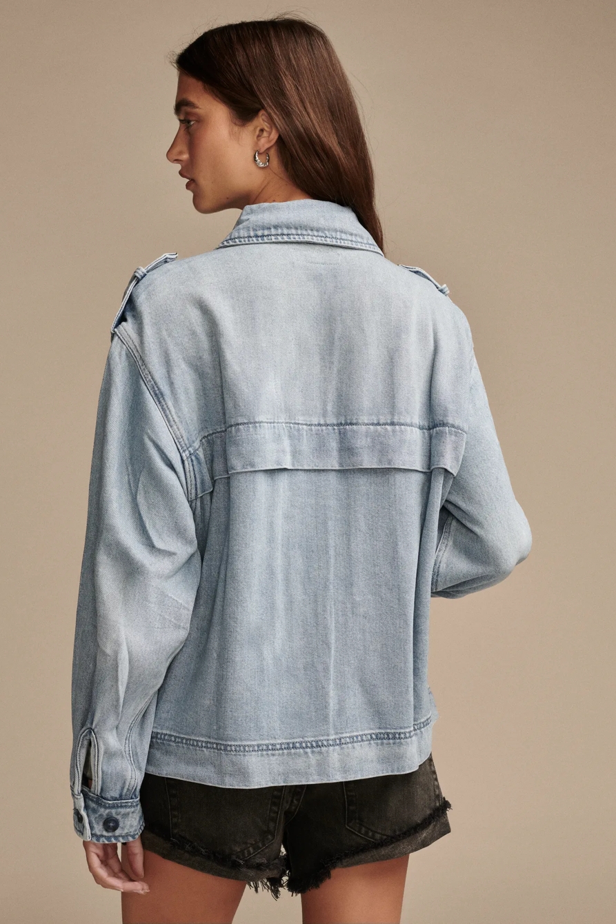 LIQUID DENIM LUXE UTILITY JACKET | Lucky Brand