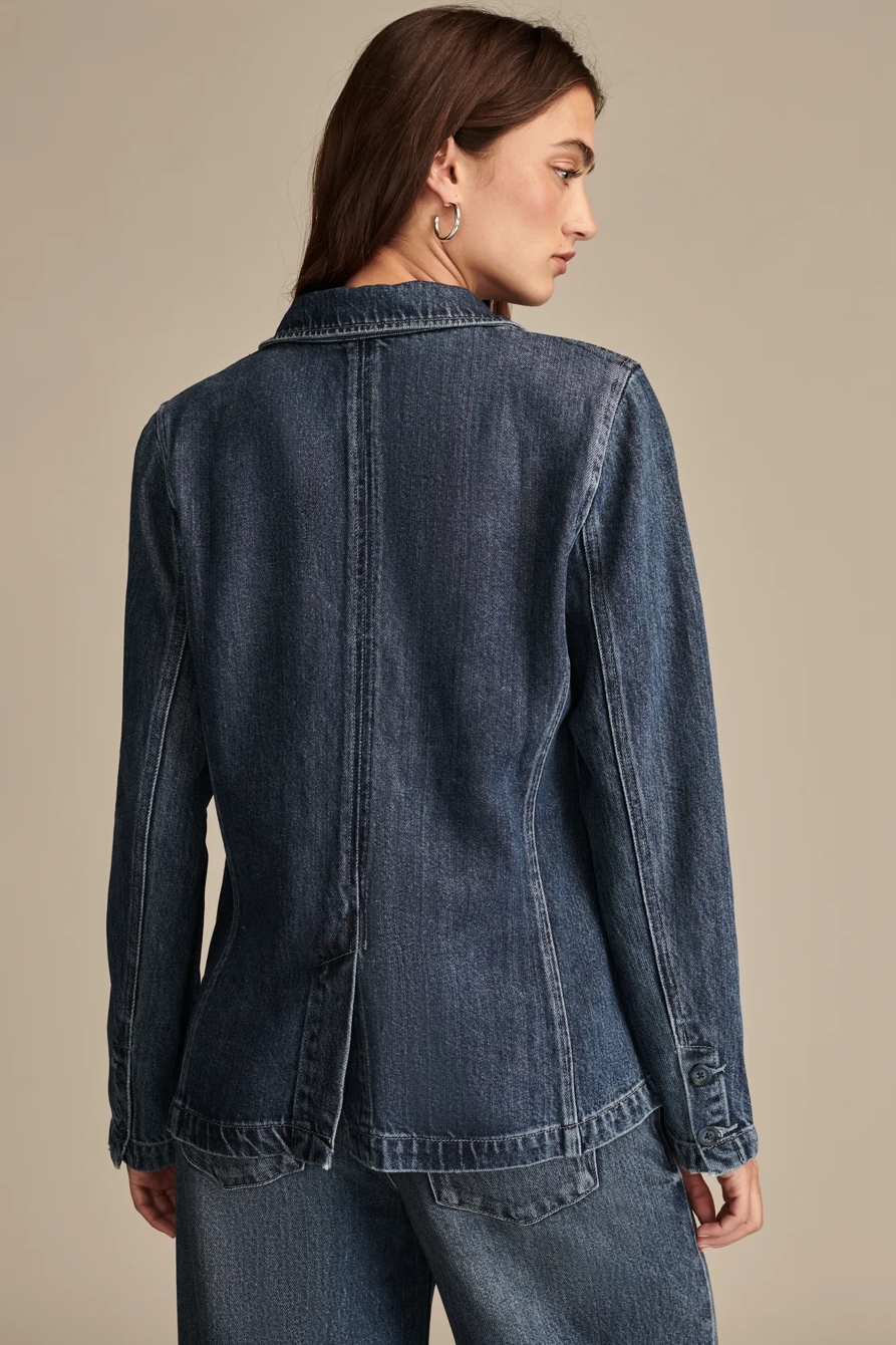 LIQUID DENIM LUXE BLAZER, image 4