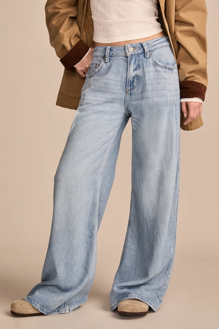 LIQUID DENIM LUXE PALAZZO