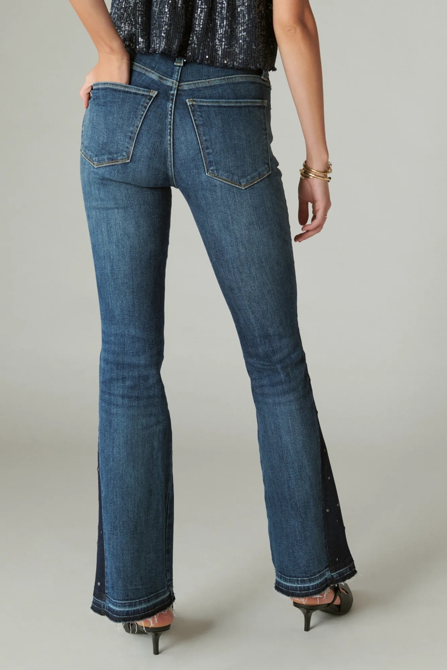 LUCKY LEGEND STUDDED HIGH RISE STEVIE FLARE, image 3