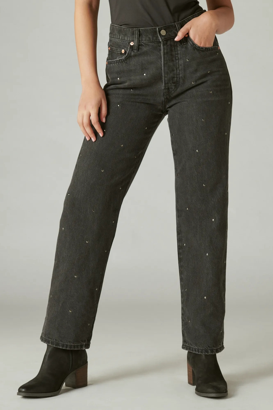 LUCKY LEGEND STUDDED HIGH RISE 90S LOOSE, image 2
