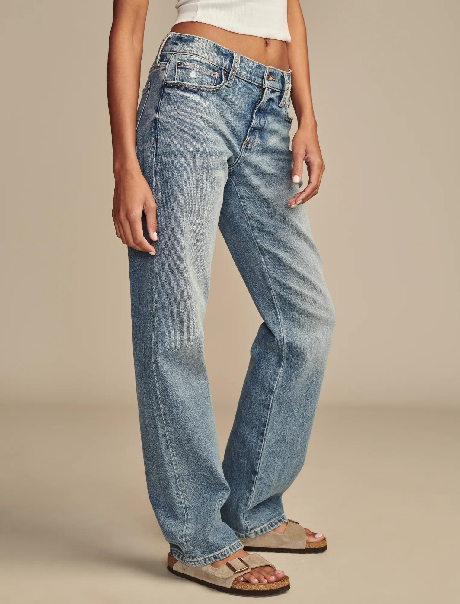 Lucky Brand Jeans Uomo Easy Rider Boot – Vita Media, Gamba Bootcut, Denim TENCEL™, Lavaggio Light