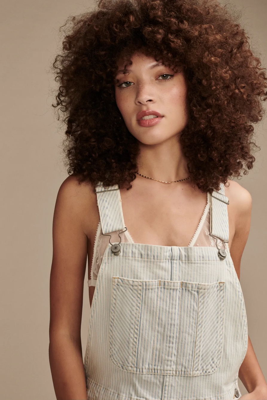 DENIM STRIPE ROMPER, image 4