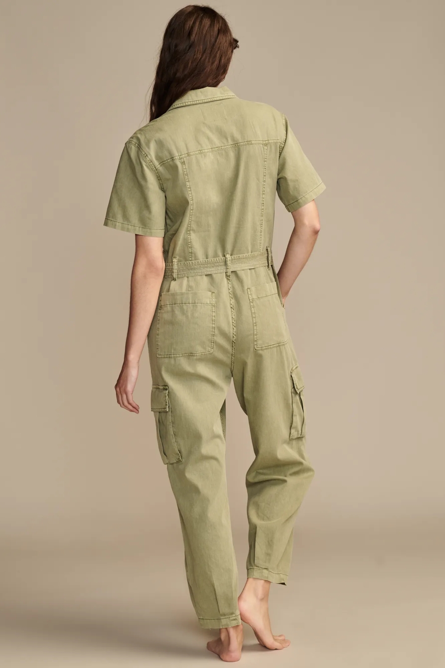 DENIM S/S UTILITY JUMPSUIT, image 3