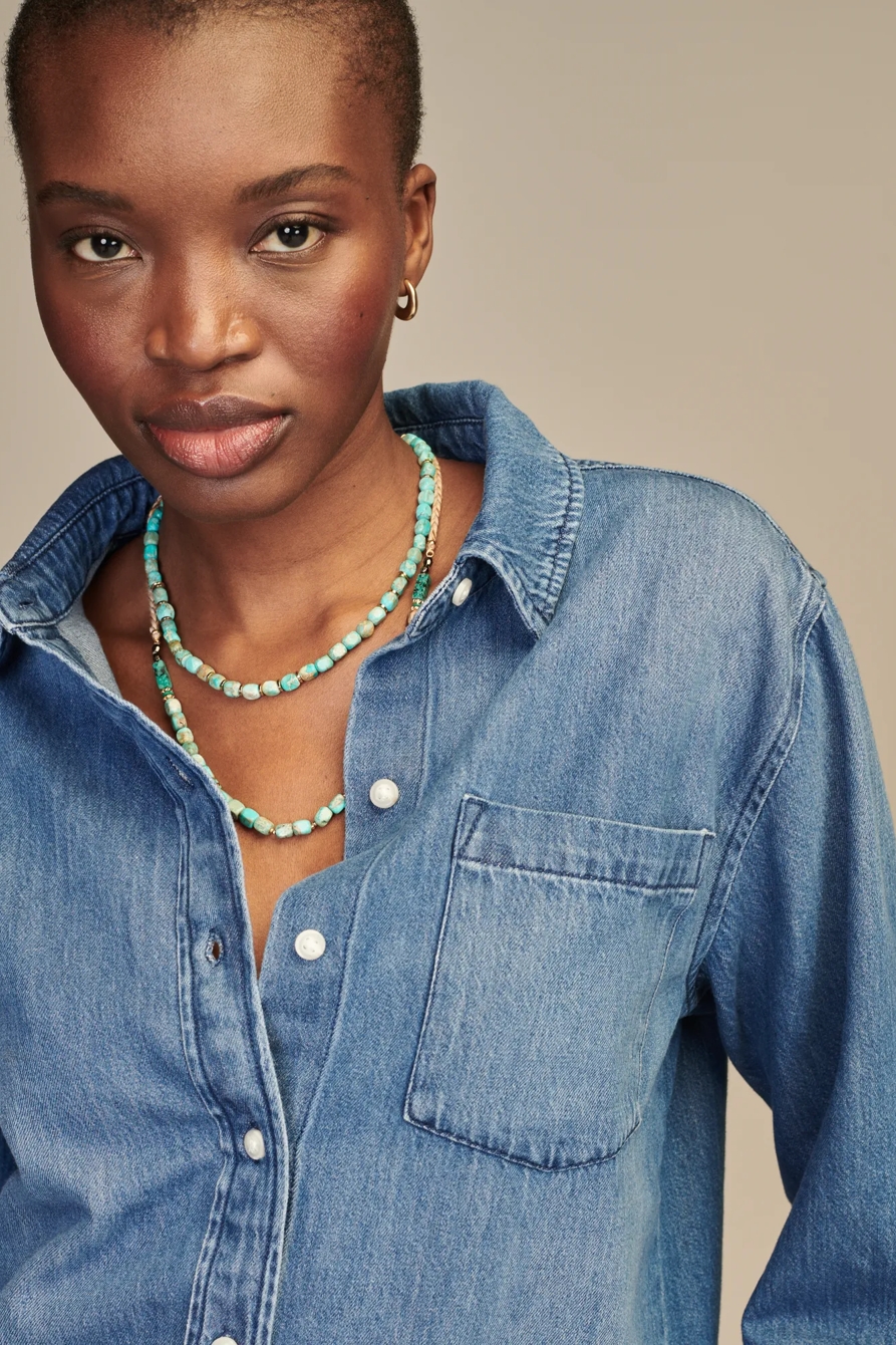 DENIM UTILITY SHIRT, image 2
