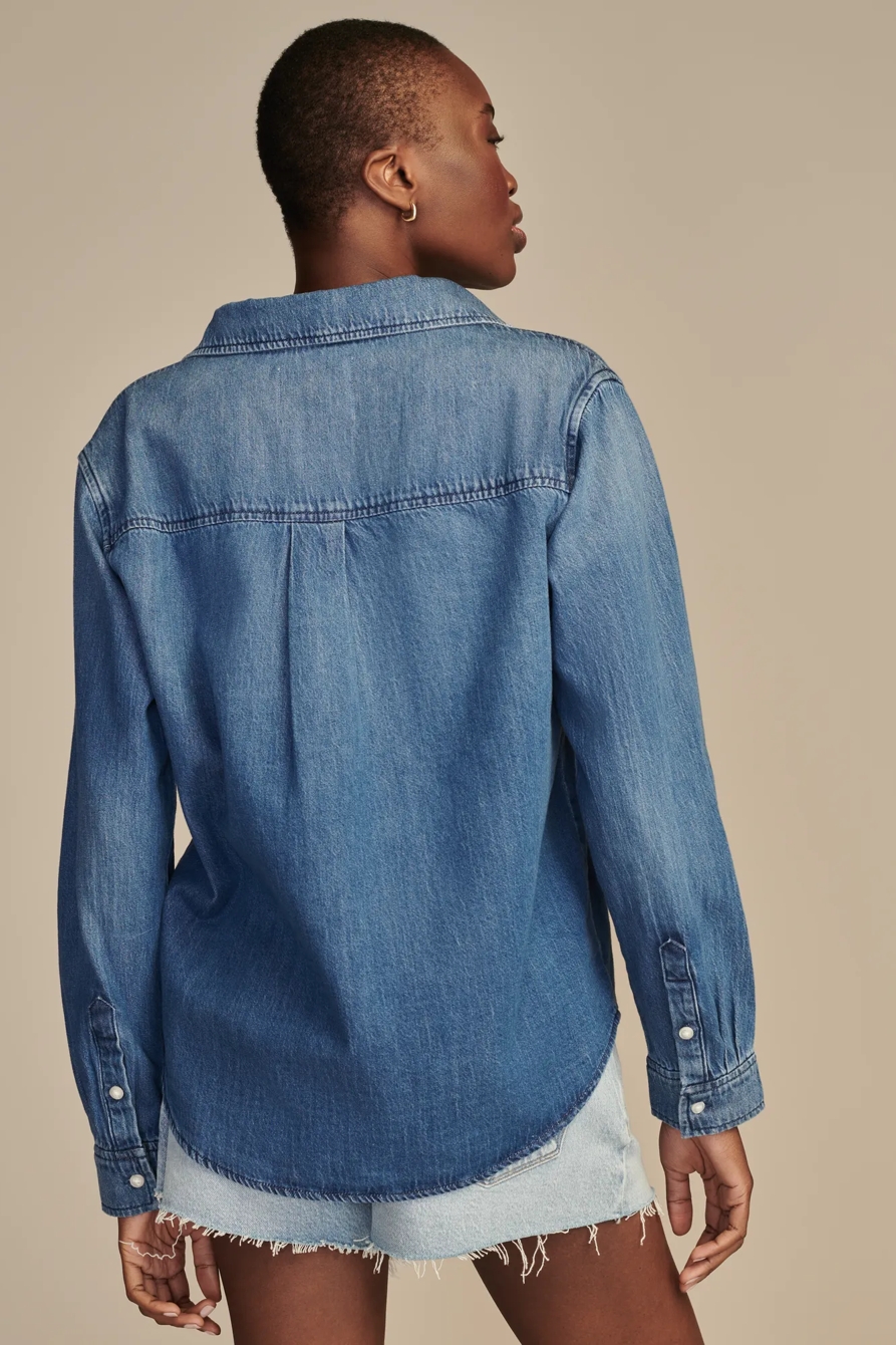 DENIM UTILITY SHIRT, image 3