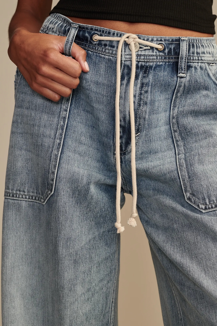 PATCH POCKET PULL ON JEAN, image 3