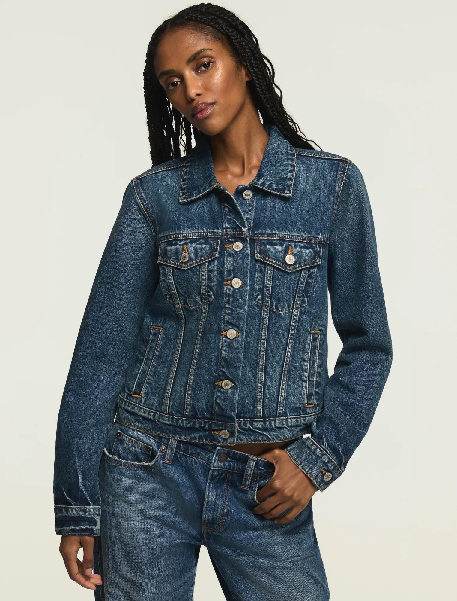 LUCKY TOMBOY TRUCKER JACKET | Arden Fair