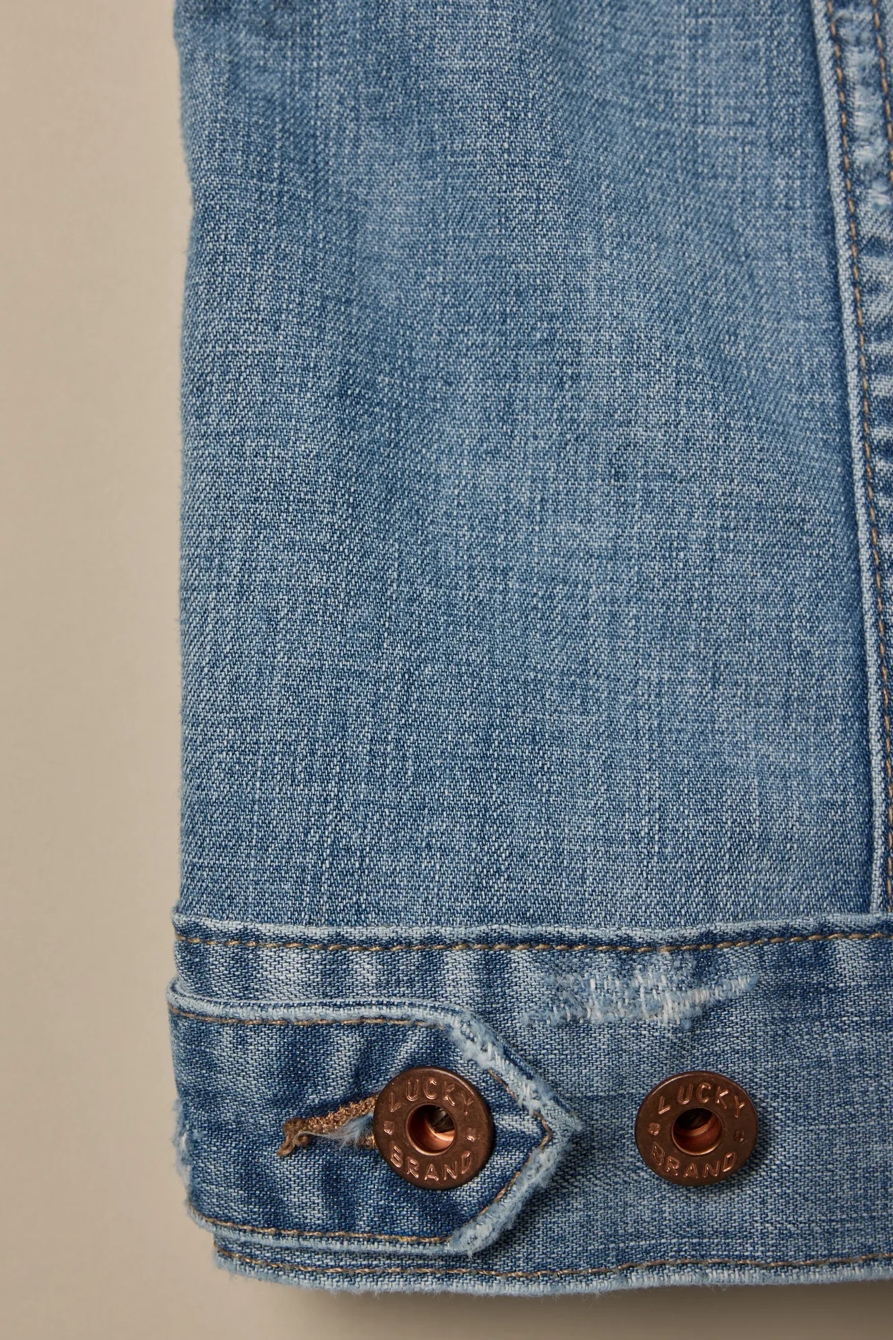 Lucky Brand One-Of-A-Kind Denim Vest, image 5