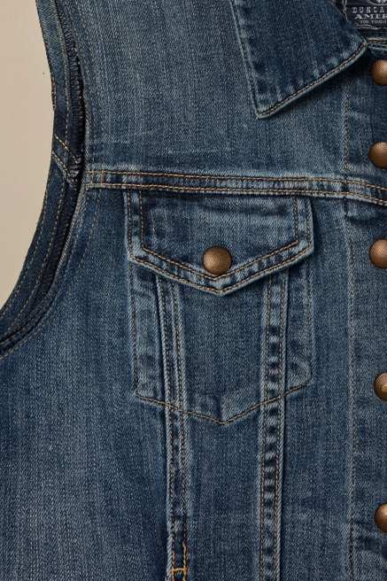 Lucky Brand One-Of-A-Kind Denim Vest, image 2