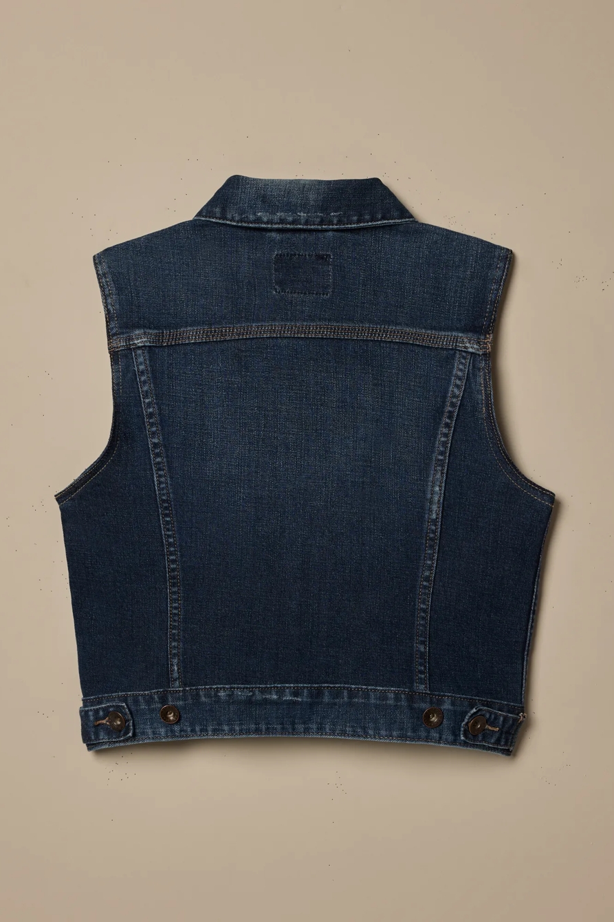 Lucky Brand One-Of-A-Kind Denim Vest, image 4