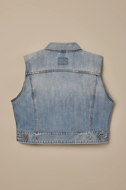 Lucky Brand One-Of-A-Kind Denim Vest, image 3