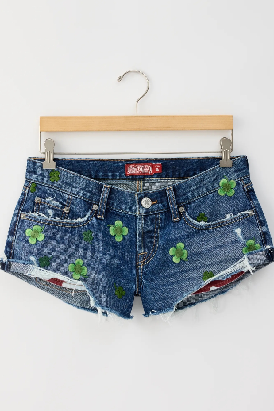 Lucky Brand Upcycled Denim Low Rise Short, image 1