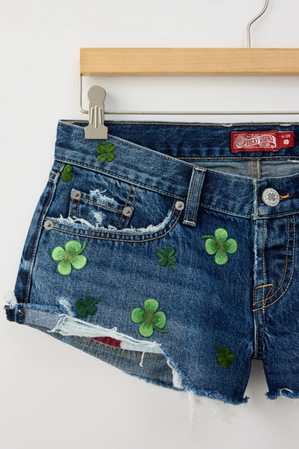 Lucky Brand Upcycled Denim Low Rise Short, image 2