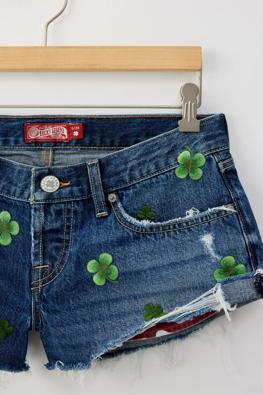 Lucky Brand Upcycled Denim Low Rise Short, image 3