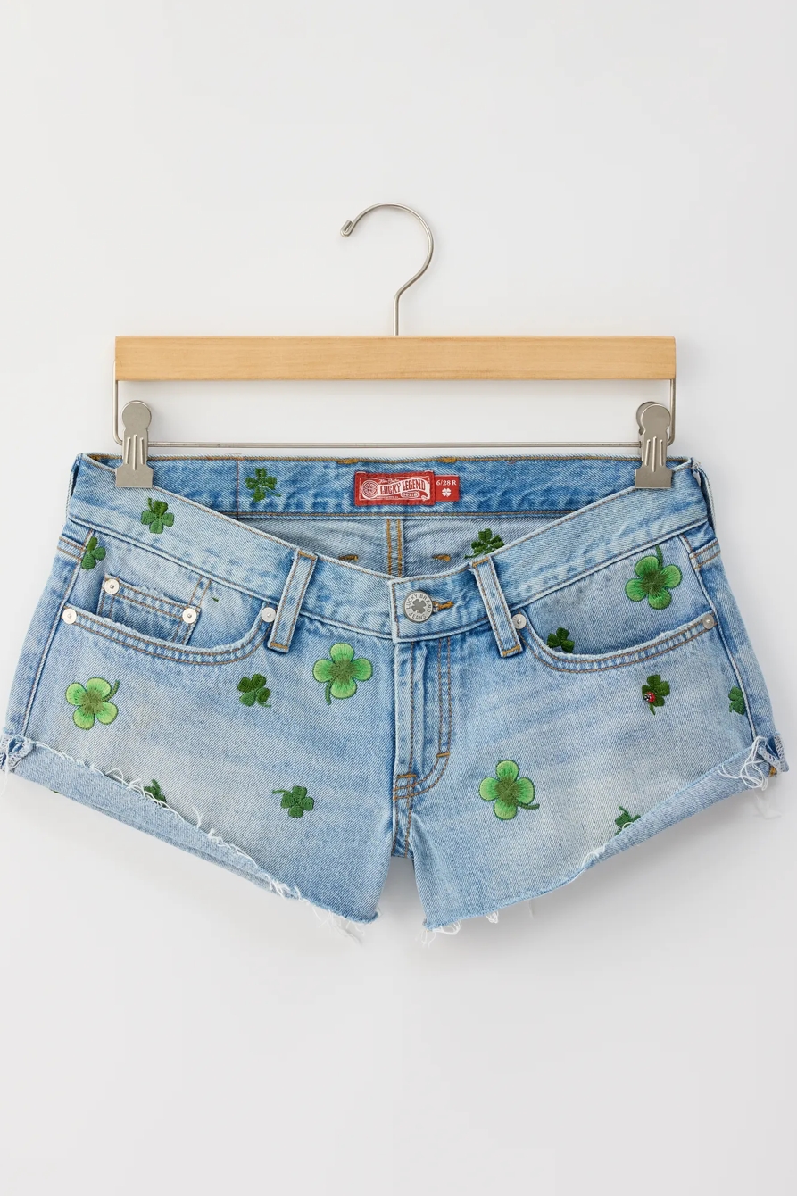 Lucky Brand Upcycled Denim Low Rise Short, image 1