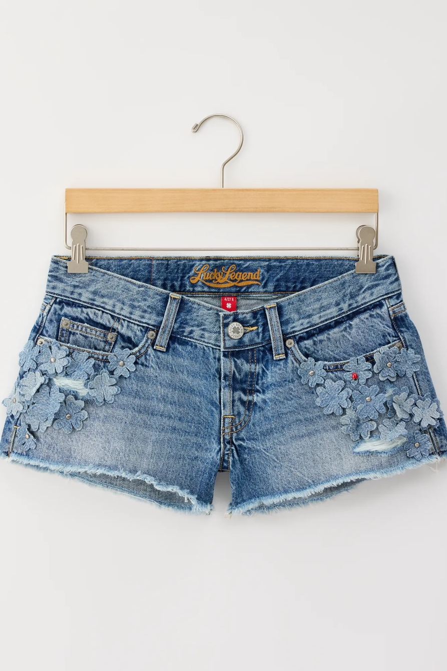Lucky Brand Upcycled Denim Low Rise Short, image 1