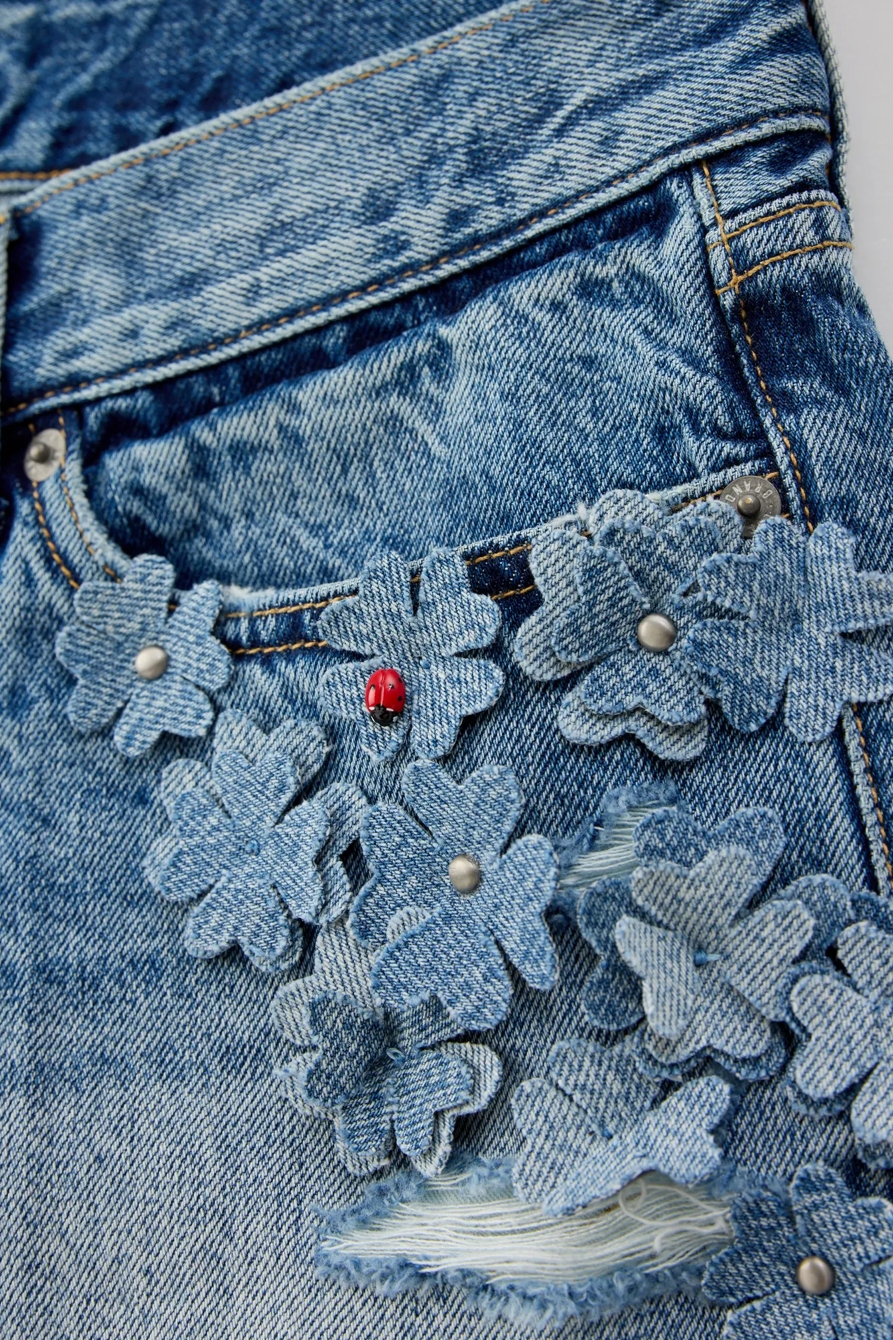 Lucky Brand Upcycled Denim Low Rise Short, image 2