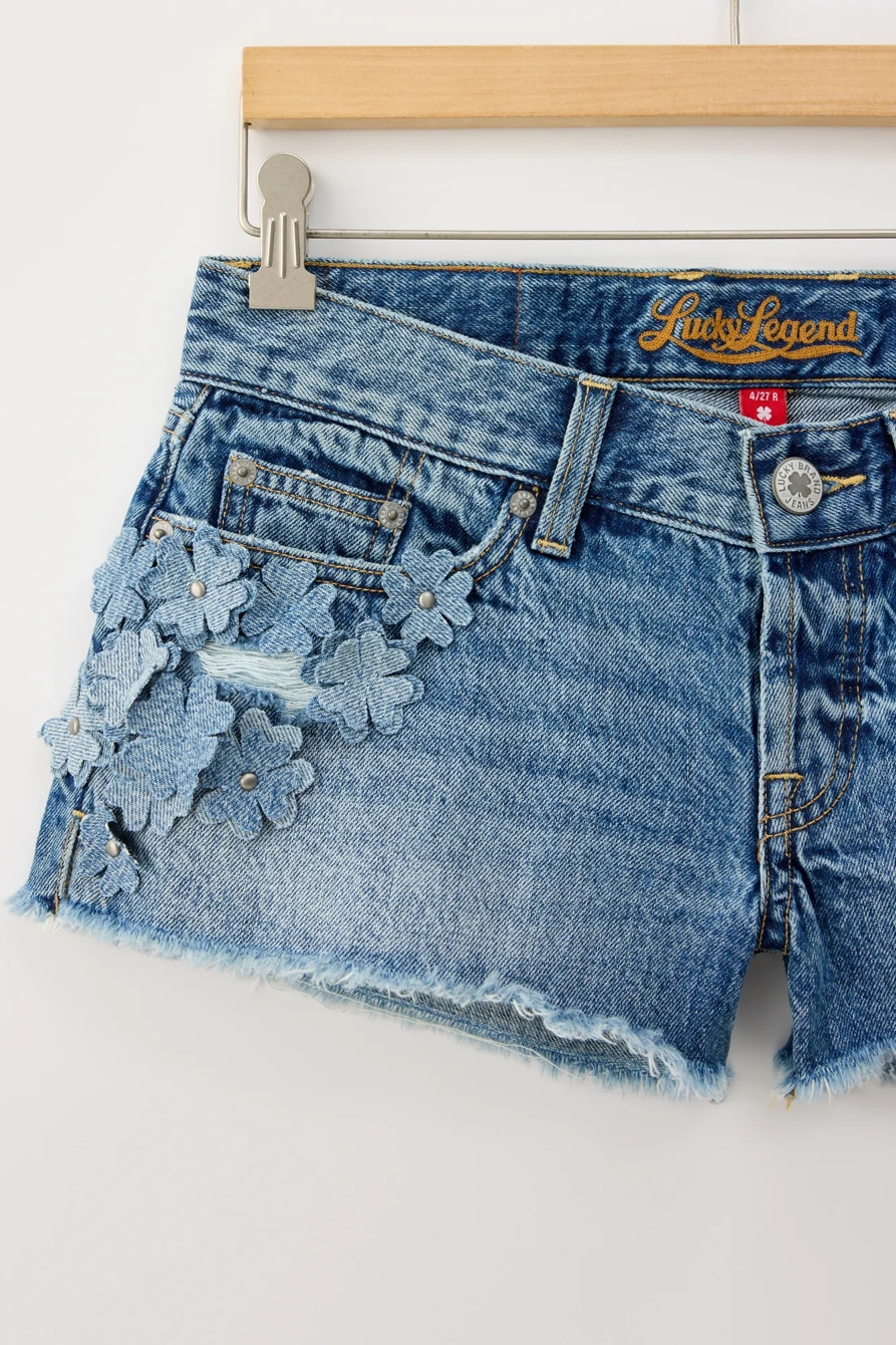 Lucky Brand Upcycled Denim Low Rise Short, image 3