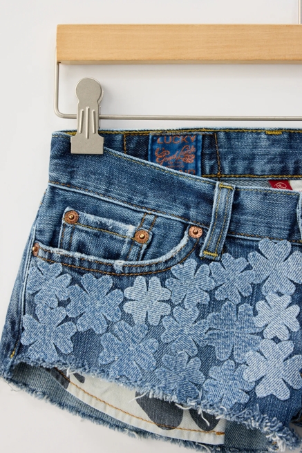 Lucky Brand Upcycled Denim Low Rise Short, image 2