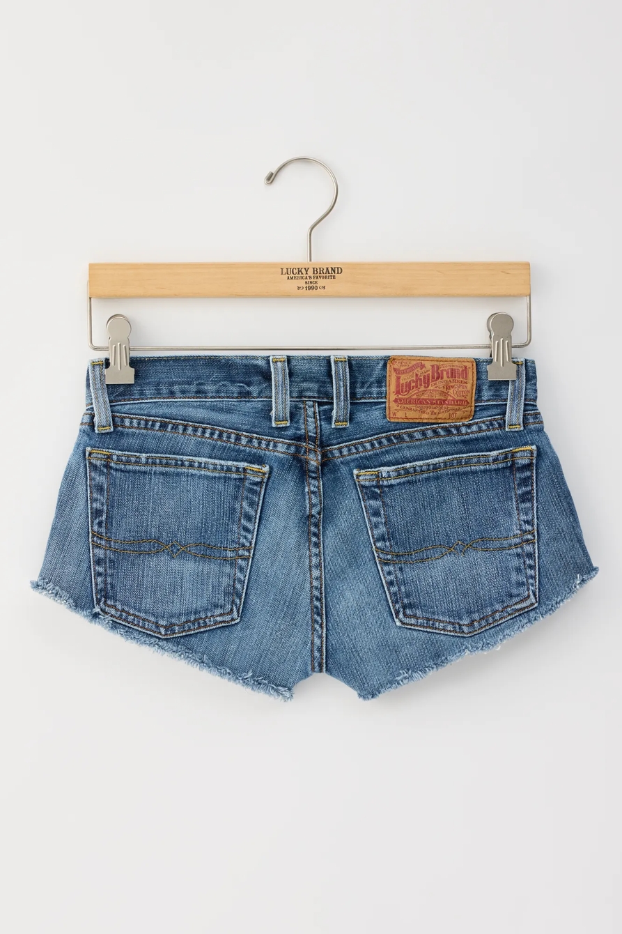Lucky Brand Upcycled Denim Low Rise Short, image 3