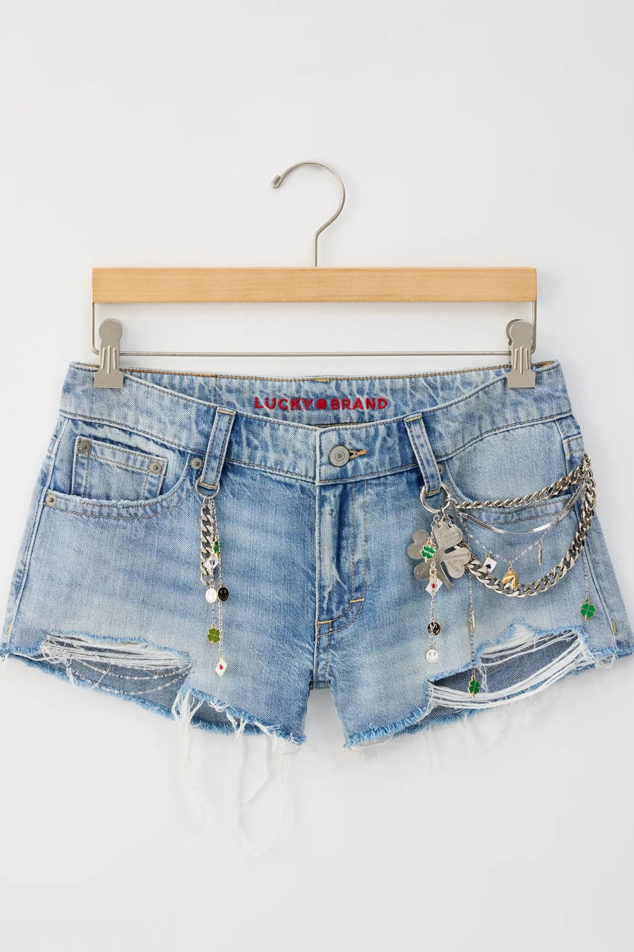 Lucky Brand Upcycled Denim Low Rise Short, image 1