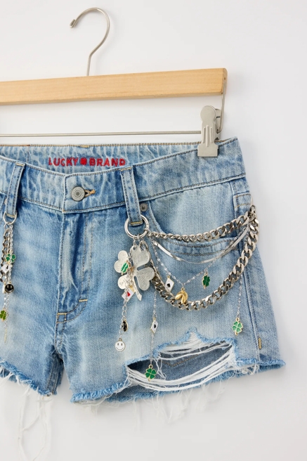 Lucky Brand Upcycled Denim Low Rise Short, image 2