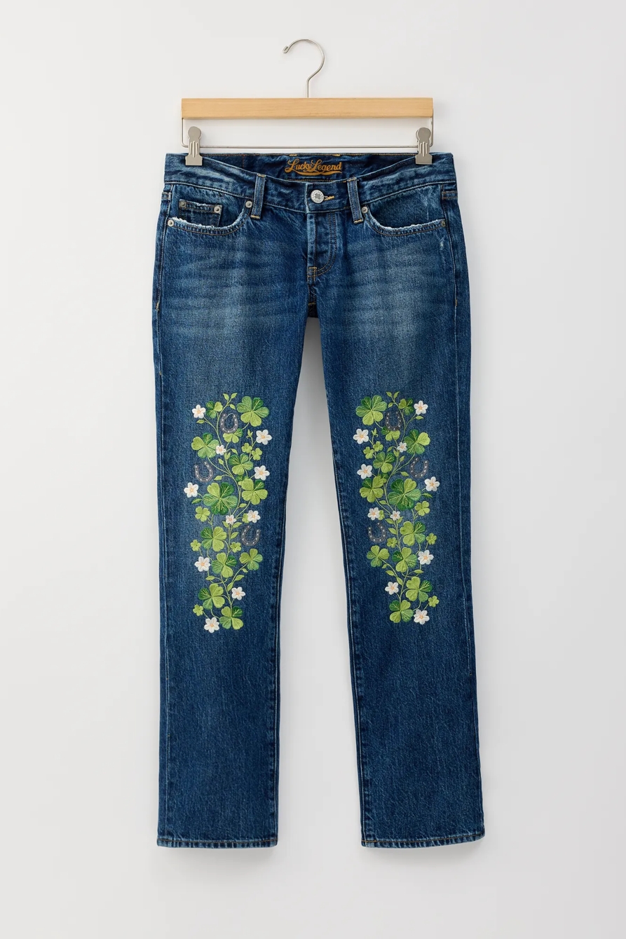 Lucky Brand Upcycled Denim Pant, image 1
