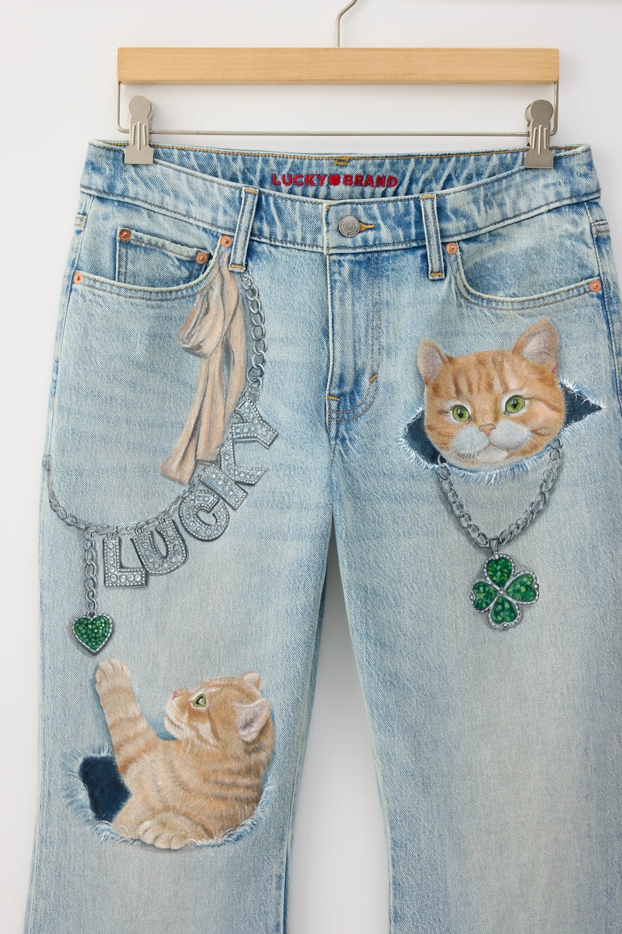 Lucky Brand Upcycled Denim Pant, image 3