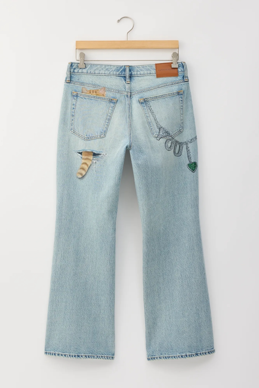 Lucky Brand Upcycled Denim Pant, image 5