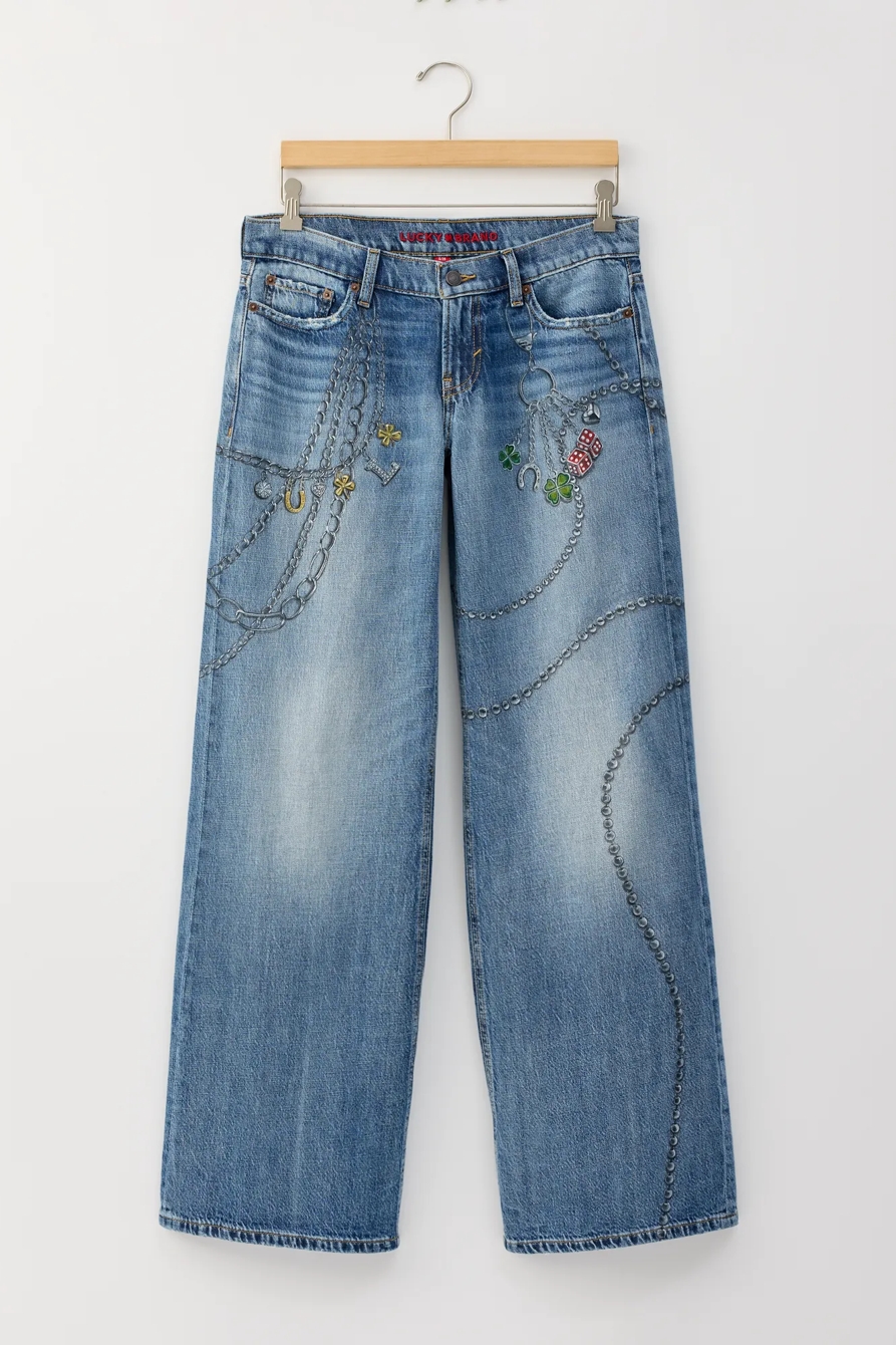 Lucky Brand Upcycled Denim Pant, image 1