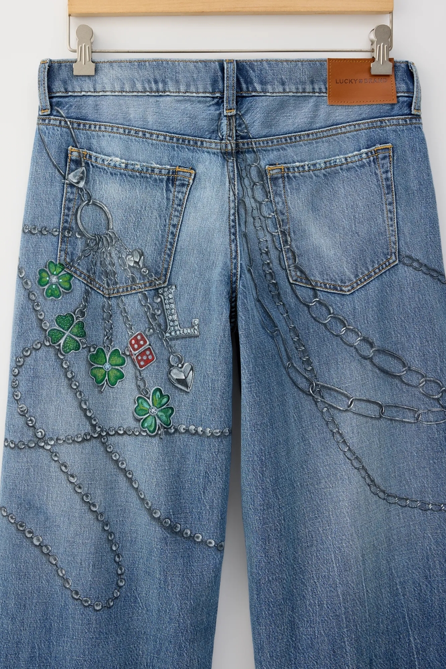 Lucky Brand Upcycled Denim Pant, image 3