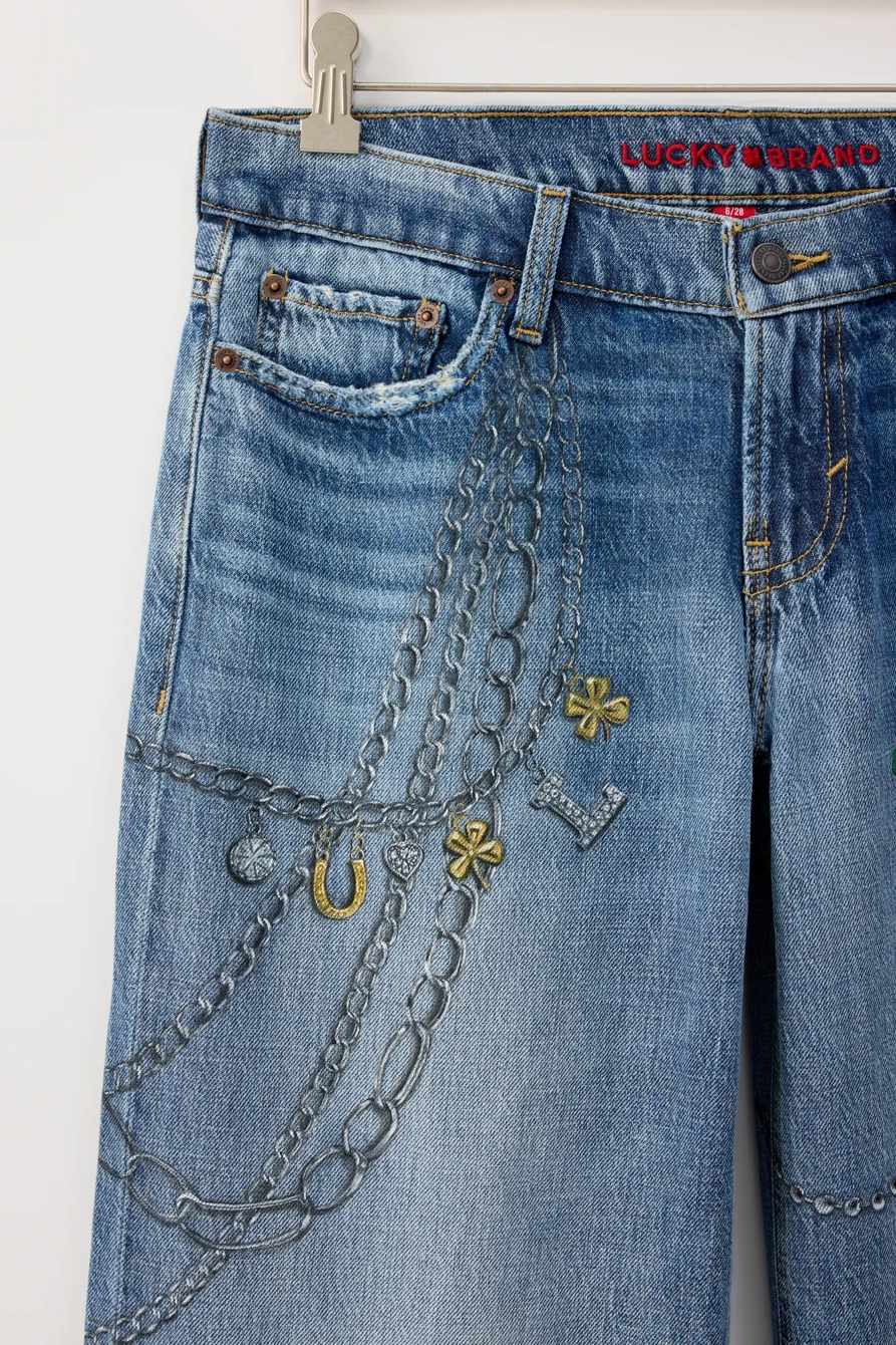 Lucky Brand Upcycled Denim Pant, image 4