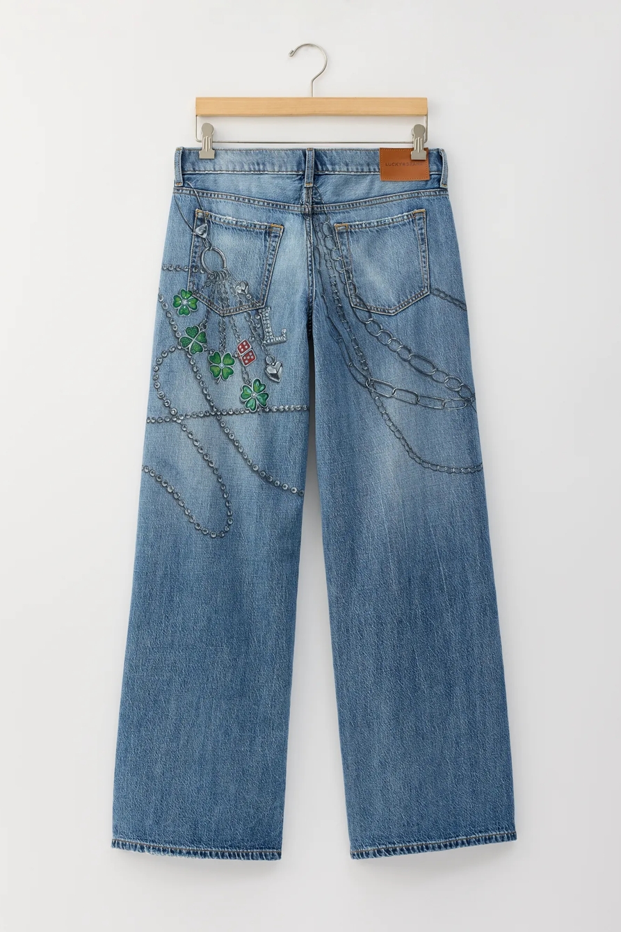 Lucky Brand Upcycled Denim Pant, image 5