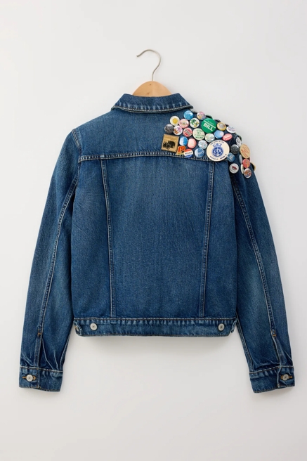 Lucky Brand Upcycled Denim Jacket, image 4