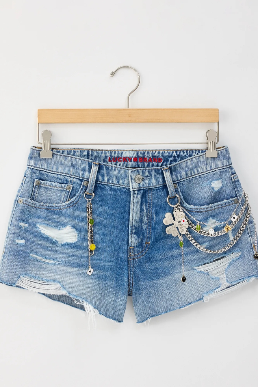 Lucky Brand Upcycled Denim Low Rise Short, image 1