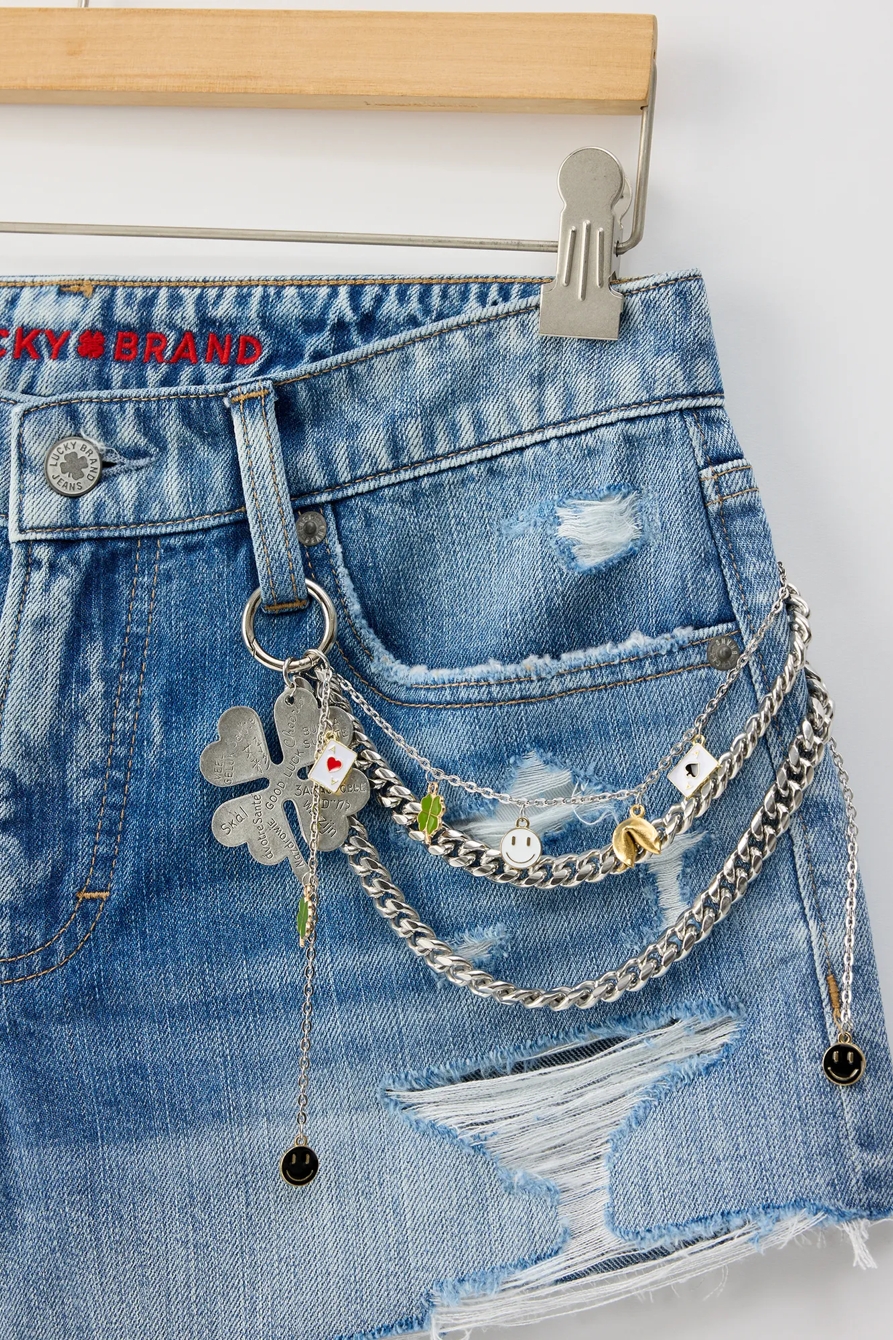 Lucky Brand Upcycled Denim Low Rise Short, image 2