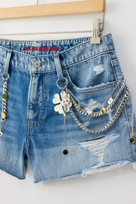 Lucky Brand Upcycled Denim Low Rise Short, image 3
