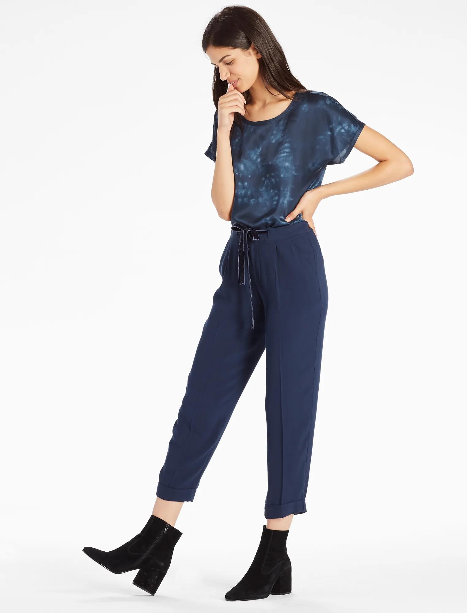 VELVET TRIM PANT, image 2