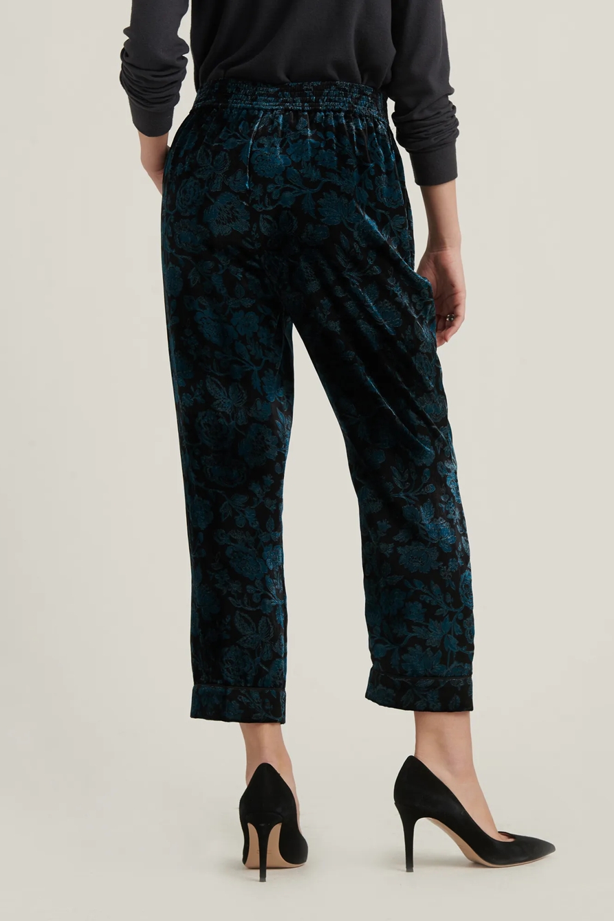 PRINTED VELVET PANT, image 4