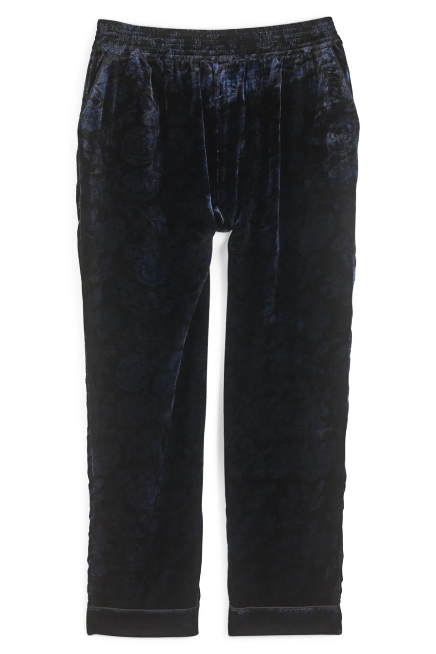 PRINTED VELVET PANT, image 6