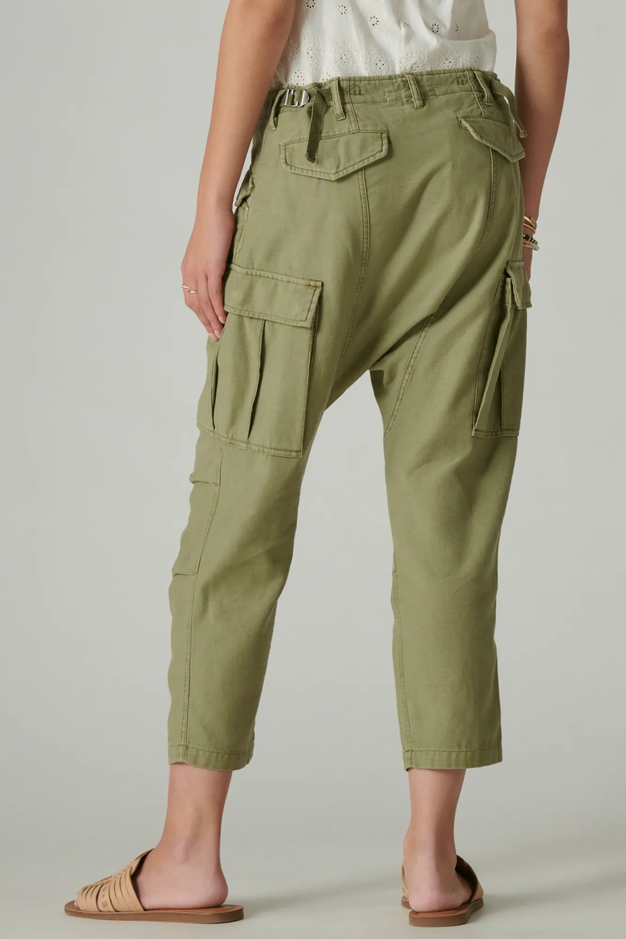 DROP CROTCH MILITARY PANT, image 3