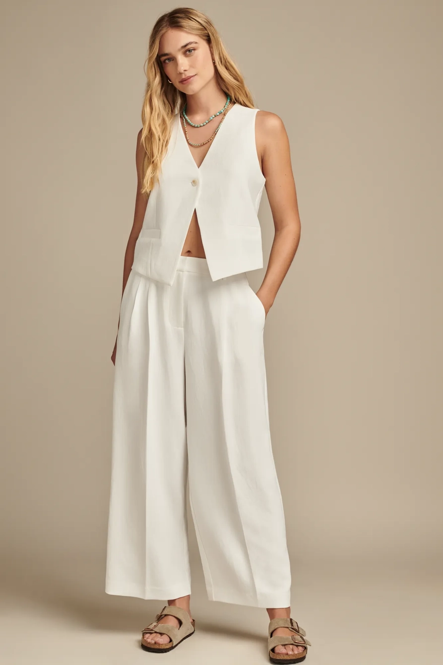 CROPPED POLY PANT
