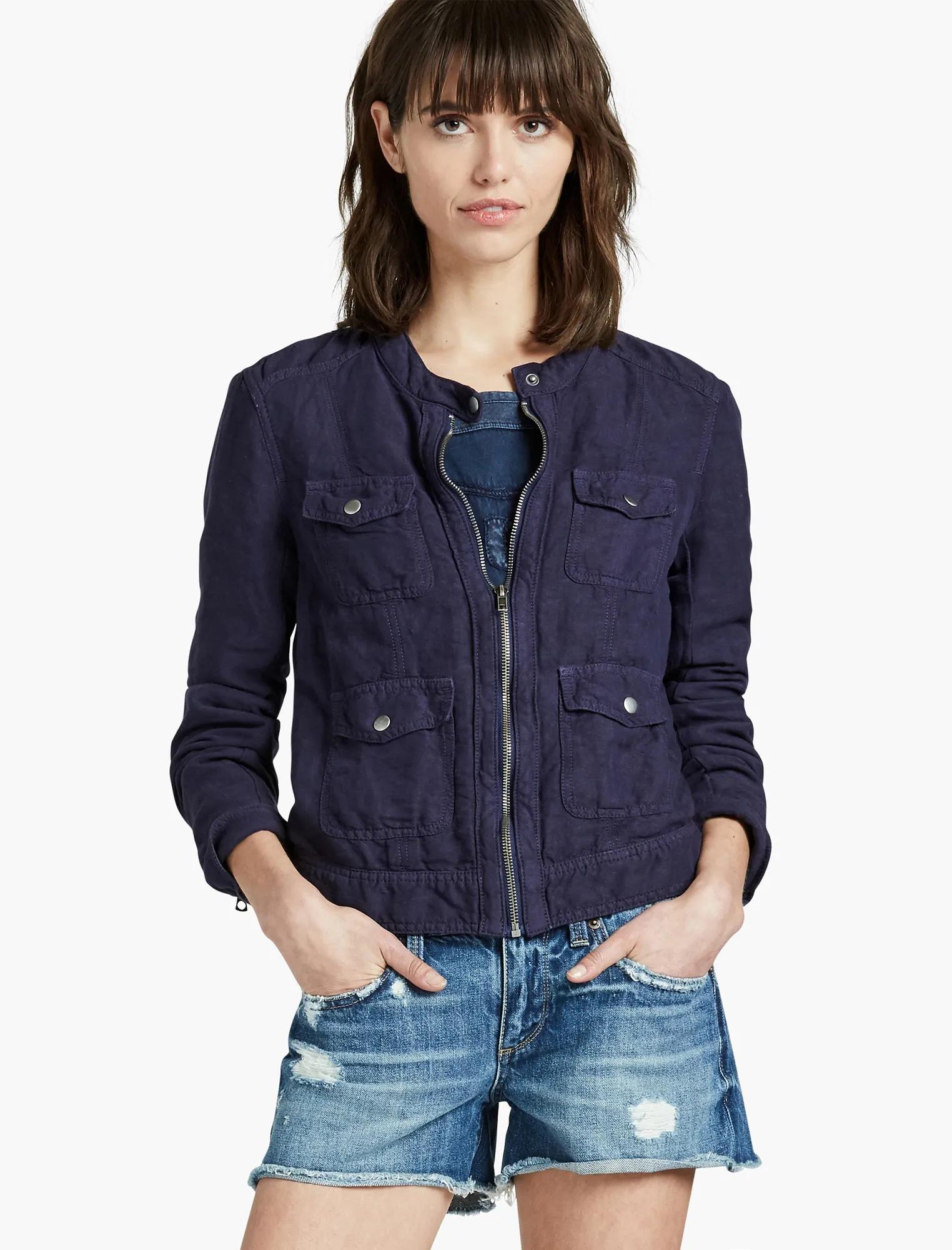 LINEN 4 POCKET JACKET, image 1