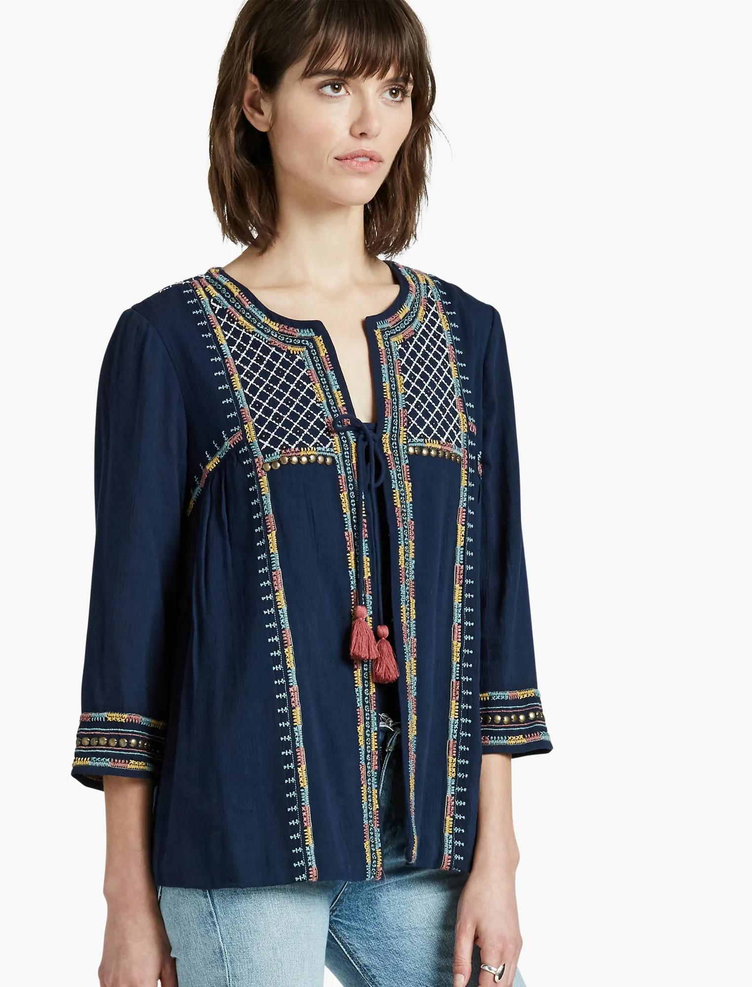 EMBROIDERED THIRD PIECE JACKET, image 1
