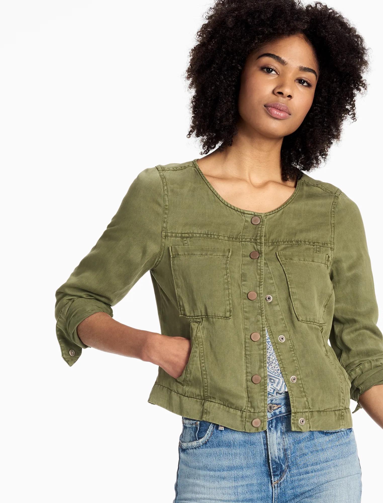 CROPPED MILITARY JACKET, image 1